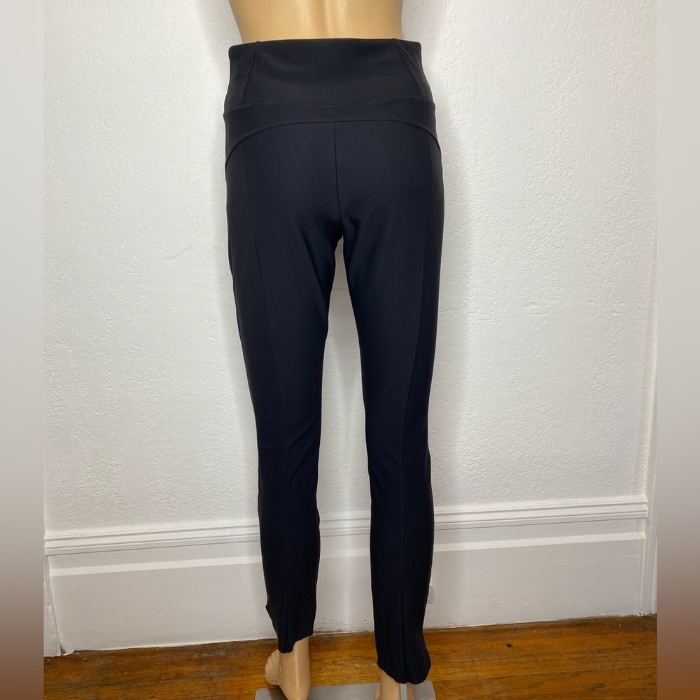 Athleta Stellar Cropped Pants Zippered Pockets Women’s Size ST Black - Picture 3 of 10